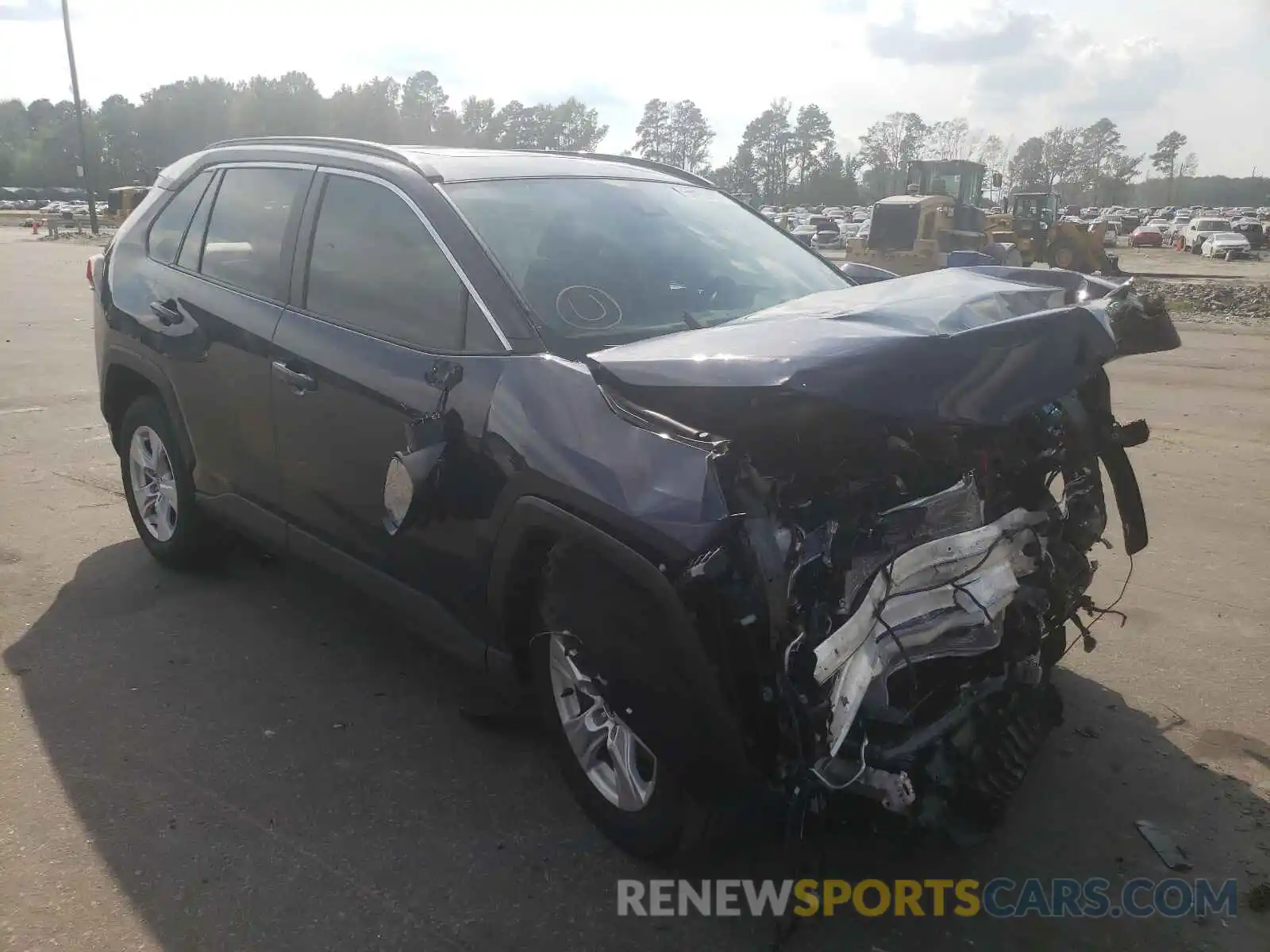 1 Photograph of a damaged car 2T3W1RFV7MW145195 TOYOTA RAV4 2021