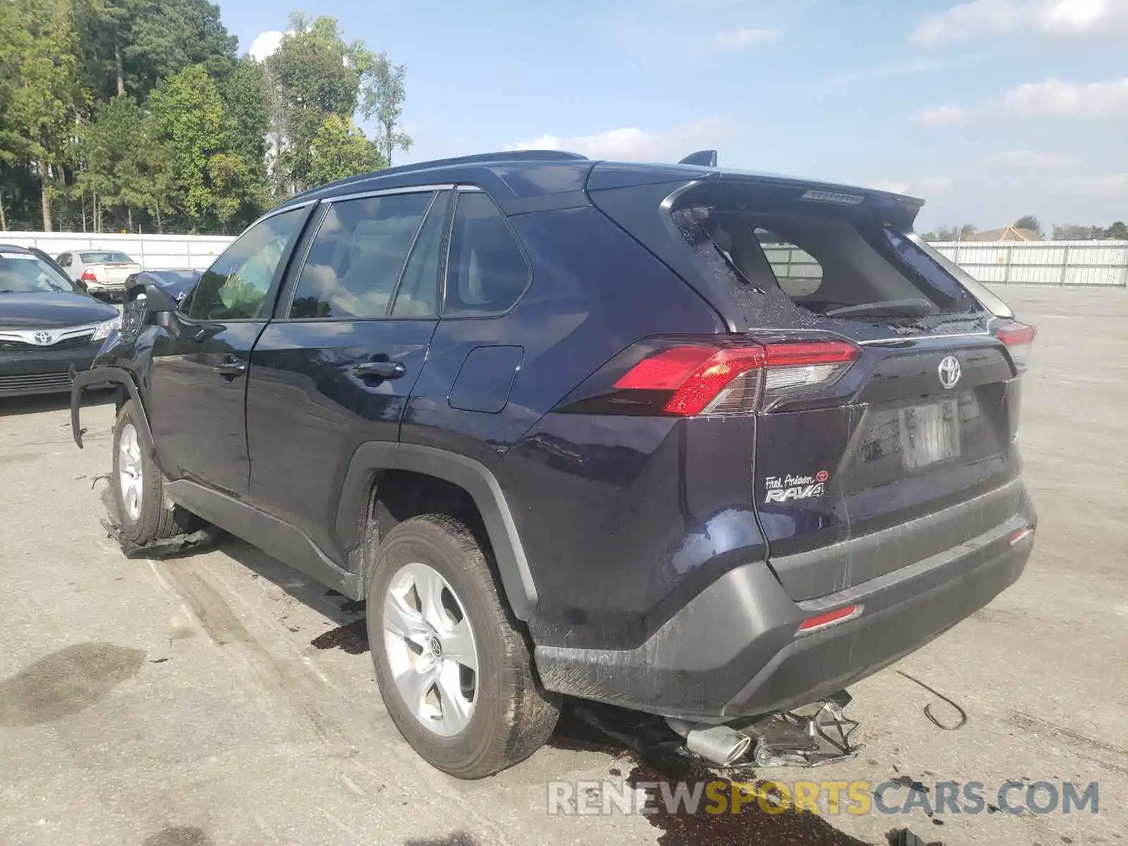 3 Фотография поврежденного автомобиля 2T3W1RFV7MW145195 TOYOTA RAV4 2021