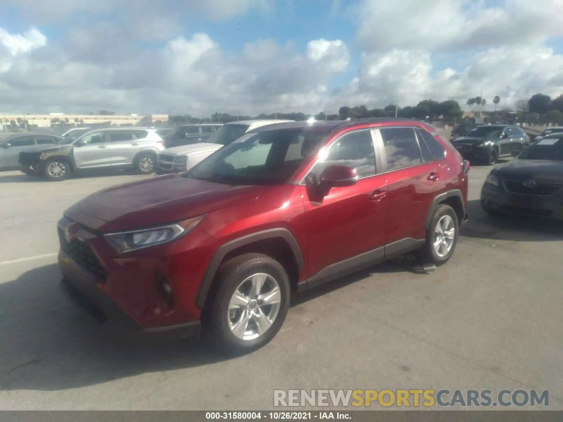 2 Photograph of a damaged car 2T3W1RFV7MW146749 TOYOTA RAV4 2021