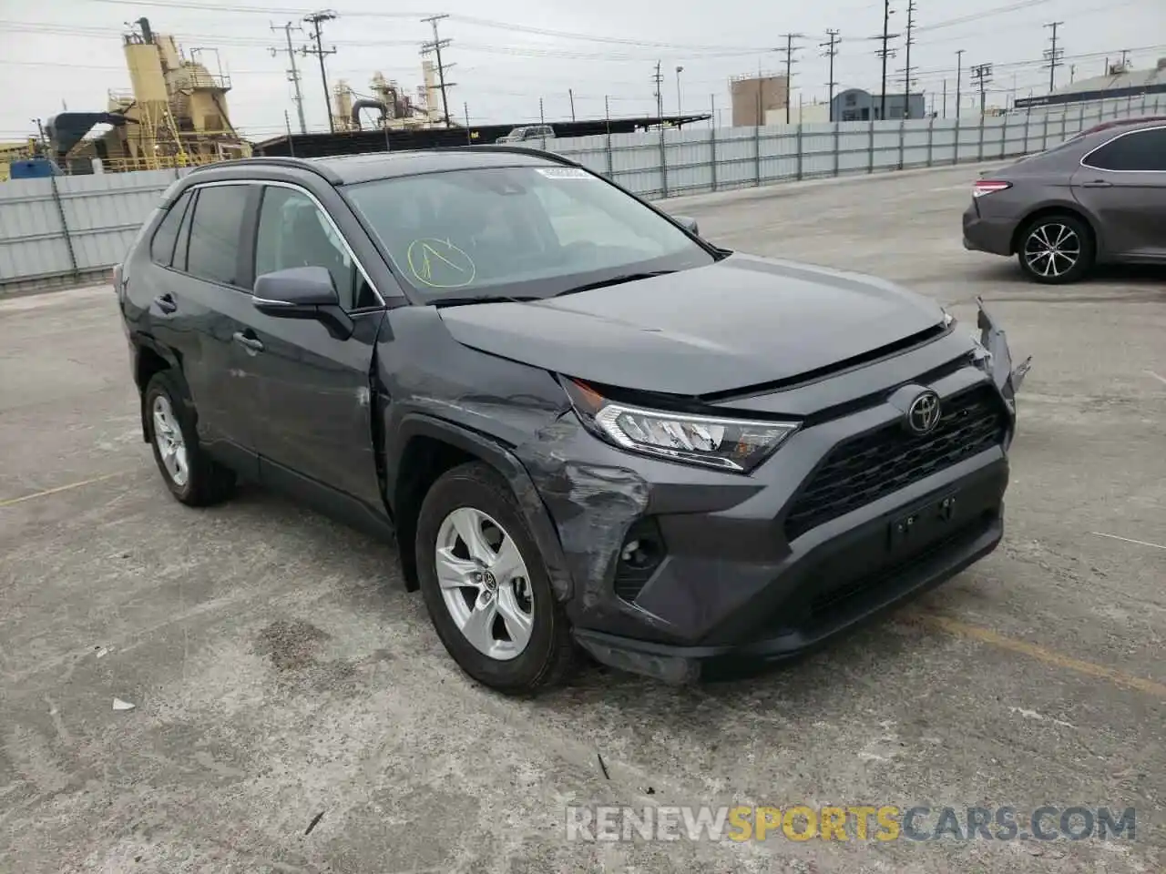 1 Photograph of a damaged car 2T3W1RFV7MW151837 TOYOTA RAV4 2021