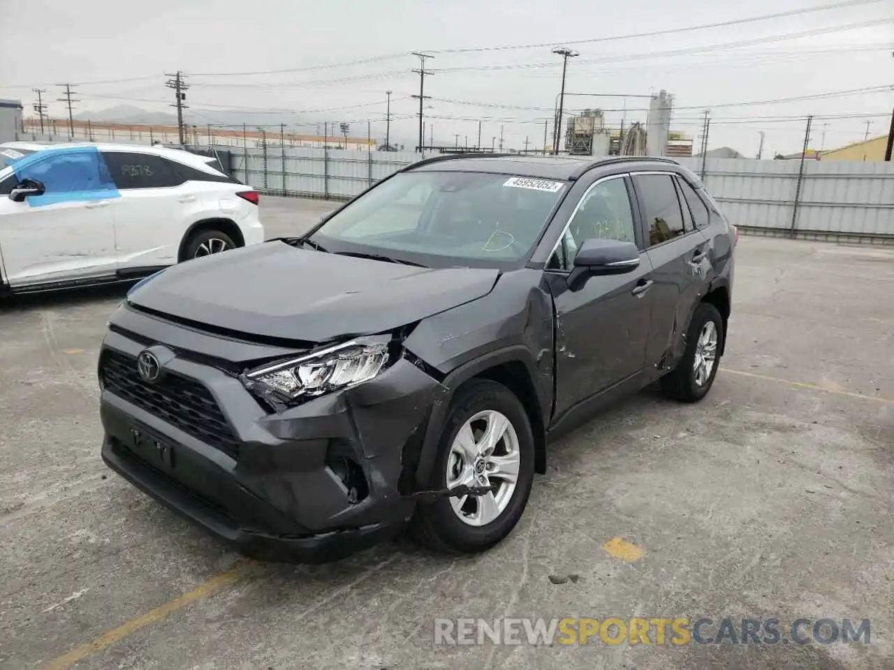 2 Photograph of a damaged car 2T3W1RFV7MW151837 TOYOTA RAV4 2021