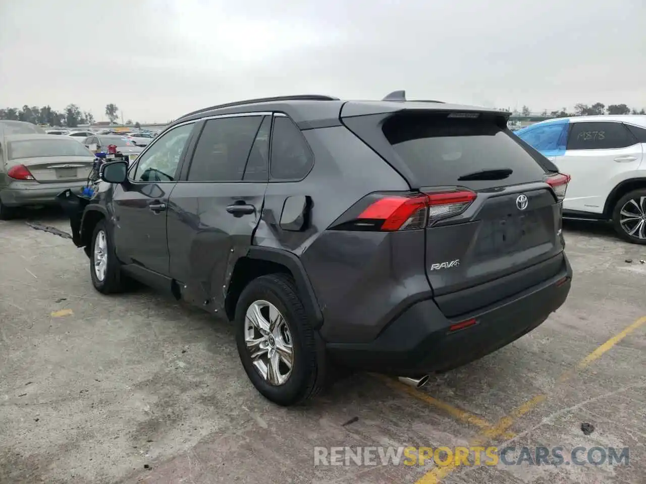 3 Photograph of a damaged car 2T3W1RFV7MW151837 TOYOTA RAV4 2021