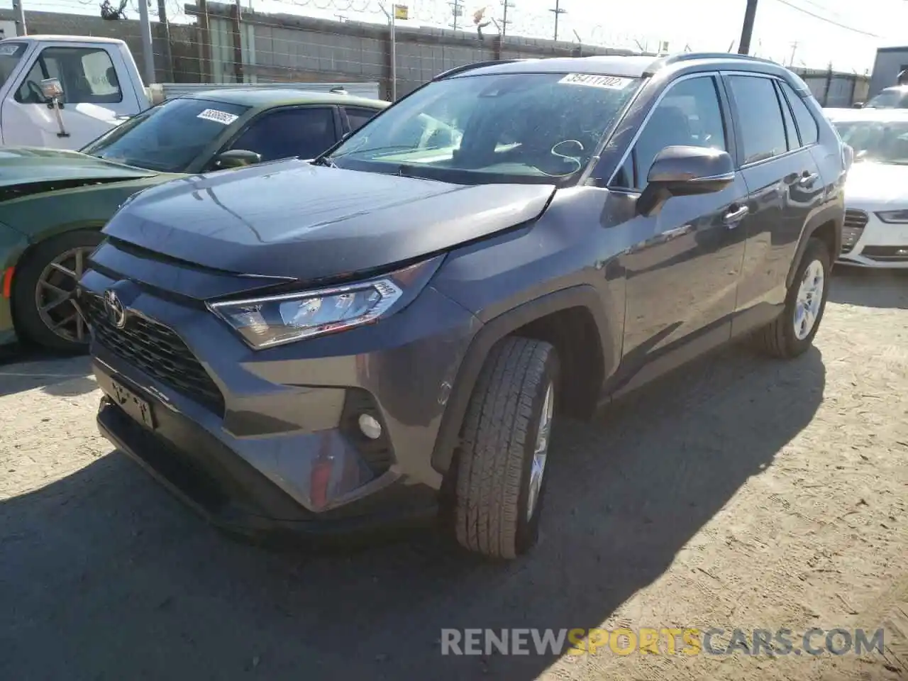 2 Photograph of a damaged car 2T3W1RFV7MW157654 TOYOTA RAV4 2021