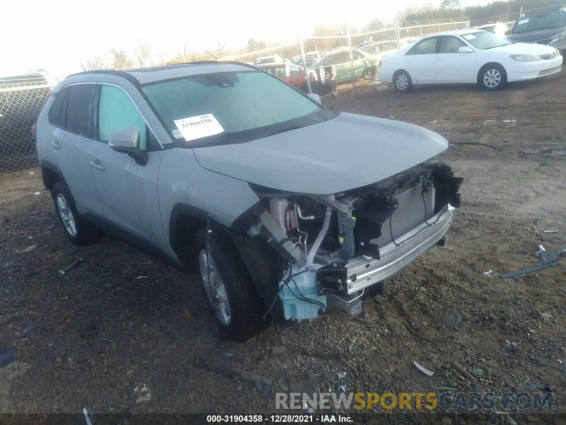 1 Photograph of a damaged car 2T3W1RFV7MW165320 TOYOTA RAV4 2021