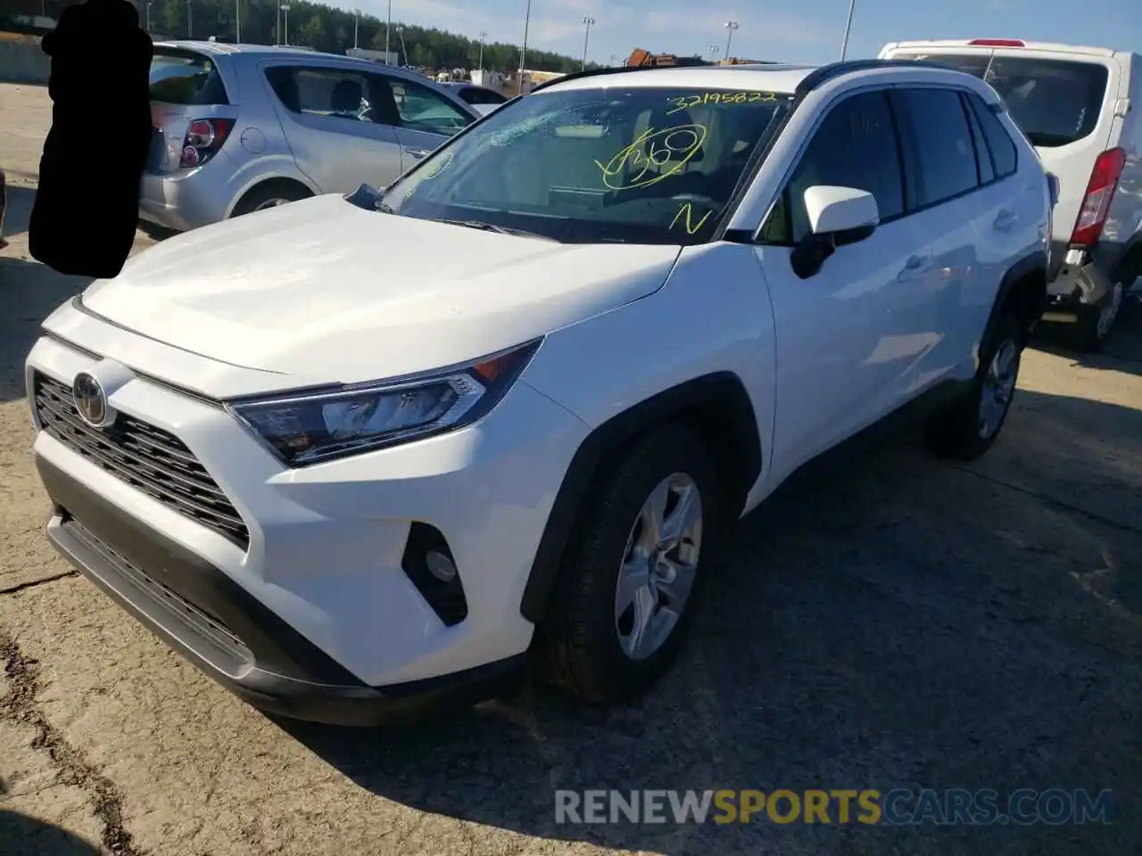 2 Photograph of a damaged car 2T3W1RFV7MW166340 TOYOTA RAV4 2021