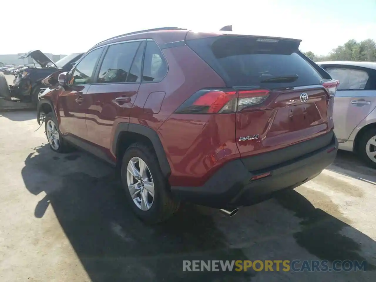 3 Photograph of a damaged car 2T3W1RFV7MW177452 TOYOTA RAV4 2021