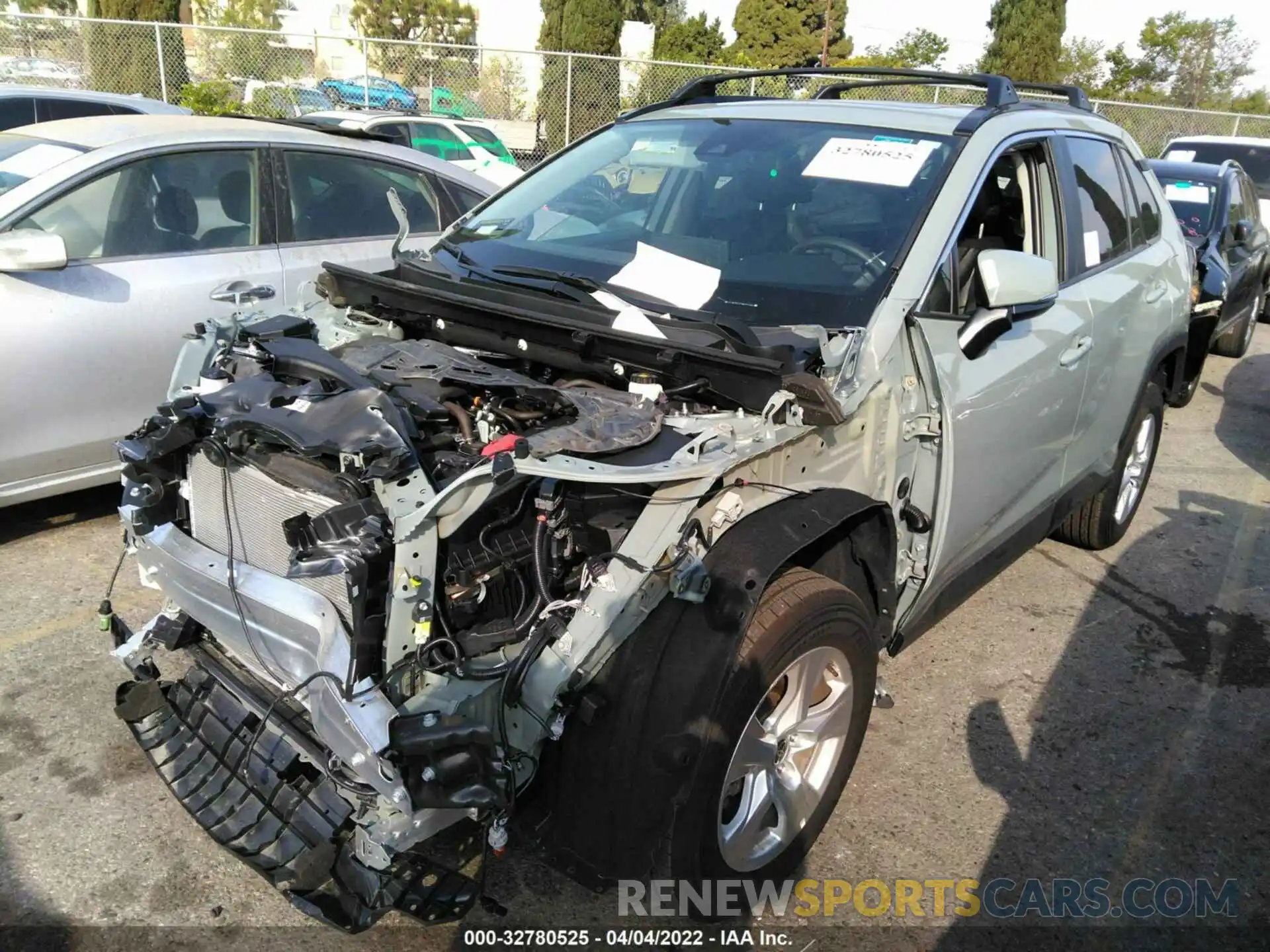 2 Photograph of a damaged car 2T3W1RFV7MW182084 TOYOTA RAV4 2021