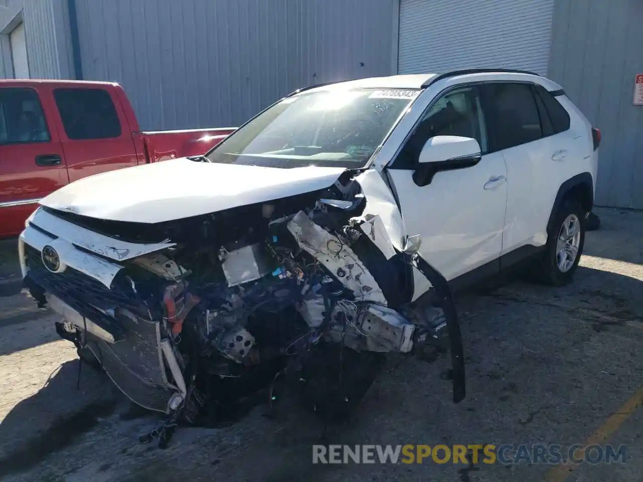 1 Photograph of a damaged car 2T3W1RFV8MC087762 TOYOTA RAV4 2021