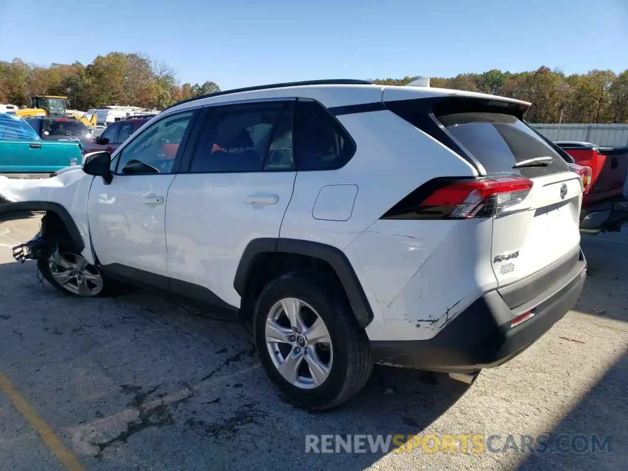 2 Photograph of a damaged car 2T3W1RFV8MC087762 TOYOTA RAV4 2021