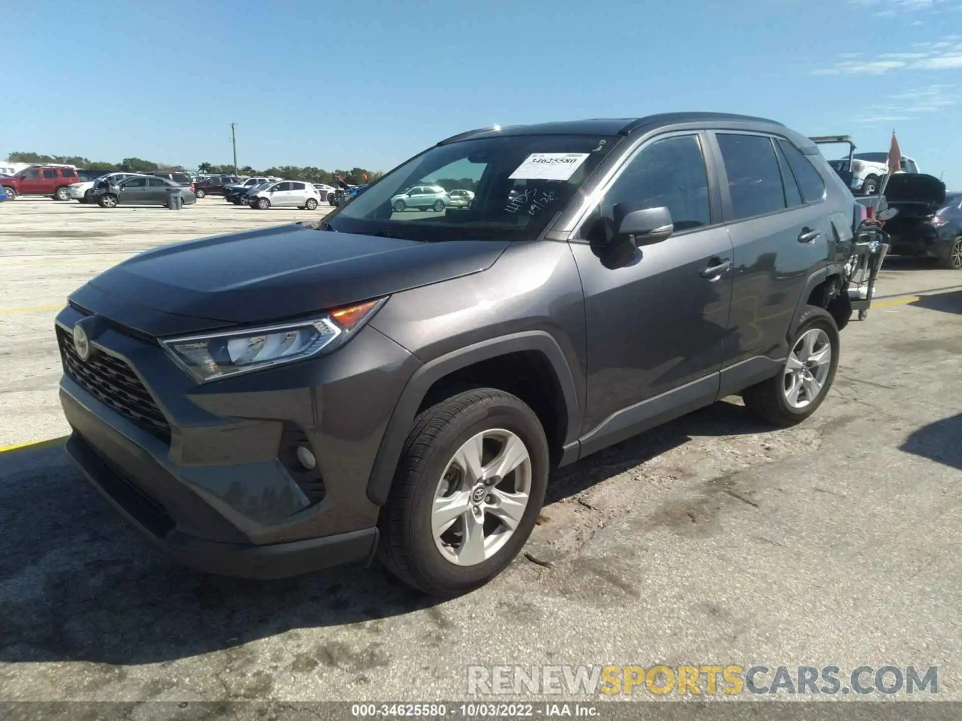 2 Photograph of a damaged car 2T3W1RFV8MC088877 TOYOTA RAV4 2021