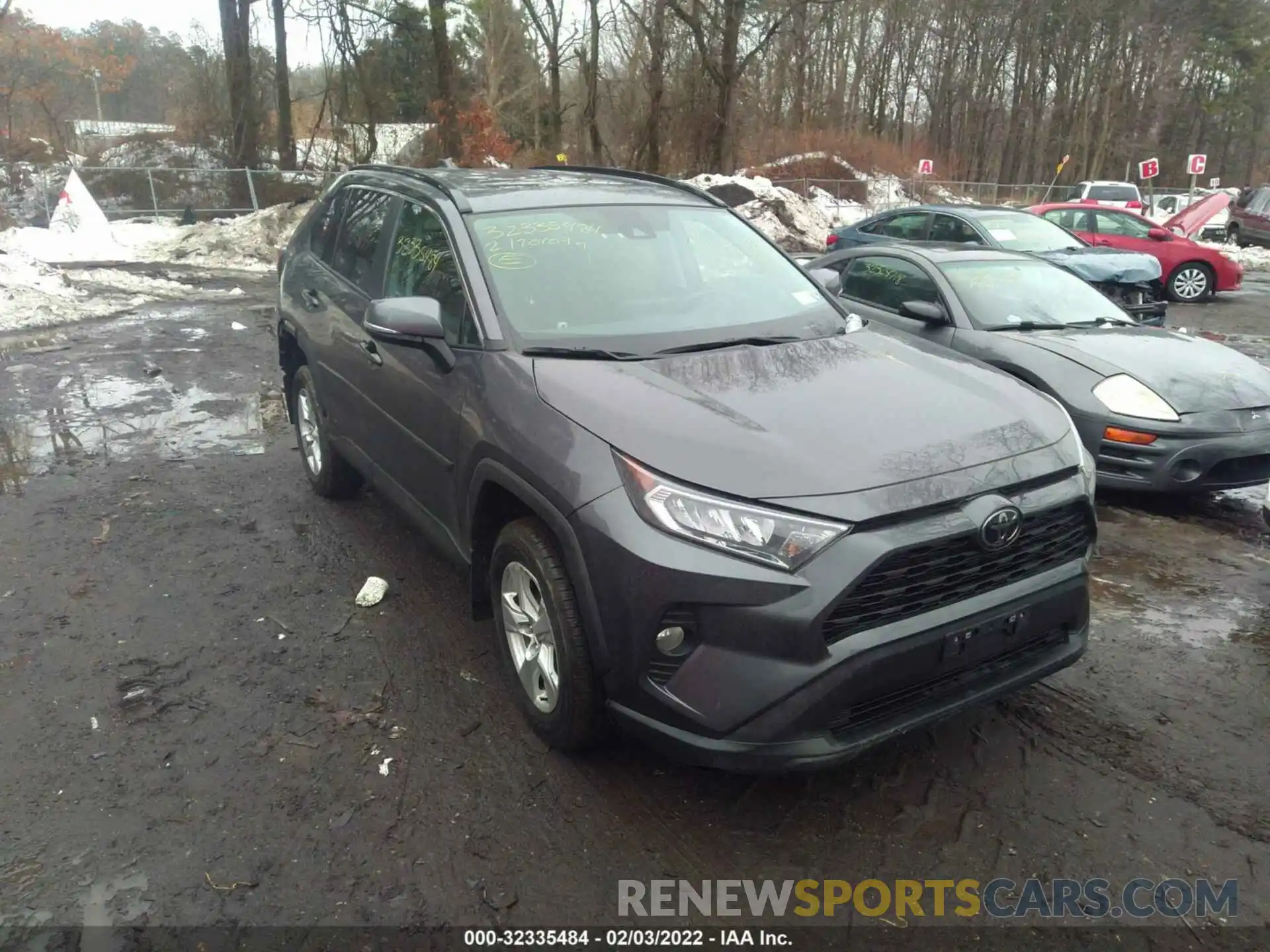 1 Photograph of a damaged car 2T3W1RFV8MC090273 TOYOTA RAV4 2021