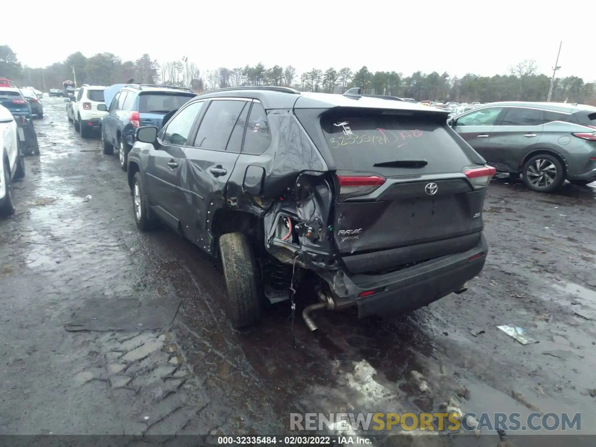 3 Фотография поврежденного автомобиля 2T3W1RFV8MC090273 TOYOTA RAV4 2021