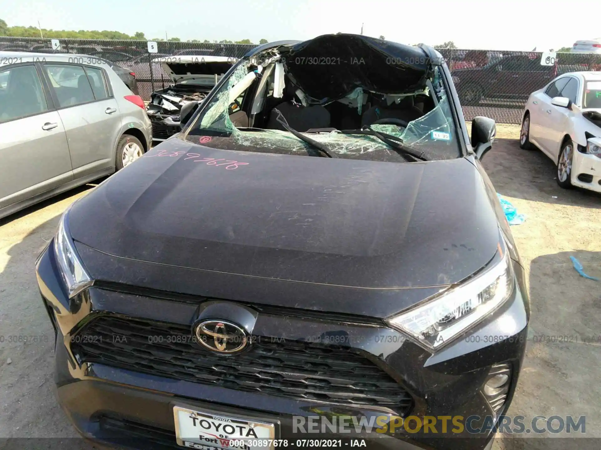 6 Photograph of a damaged car 2T3W1RFV8MC091195 TOYOTA RAV4 2021