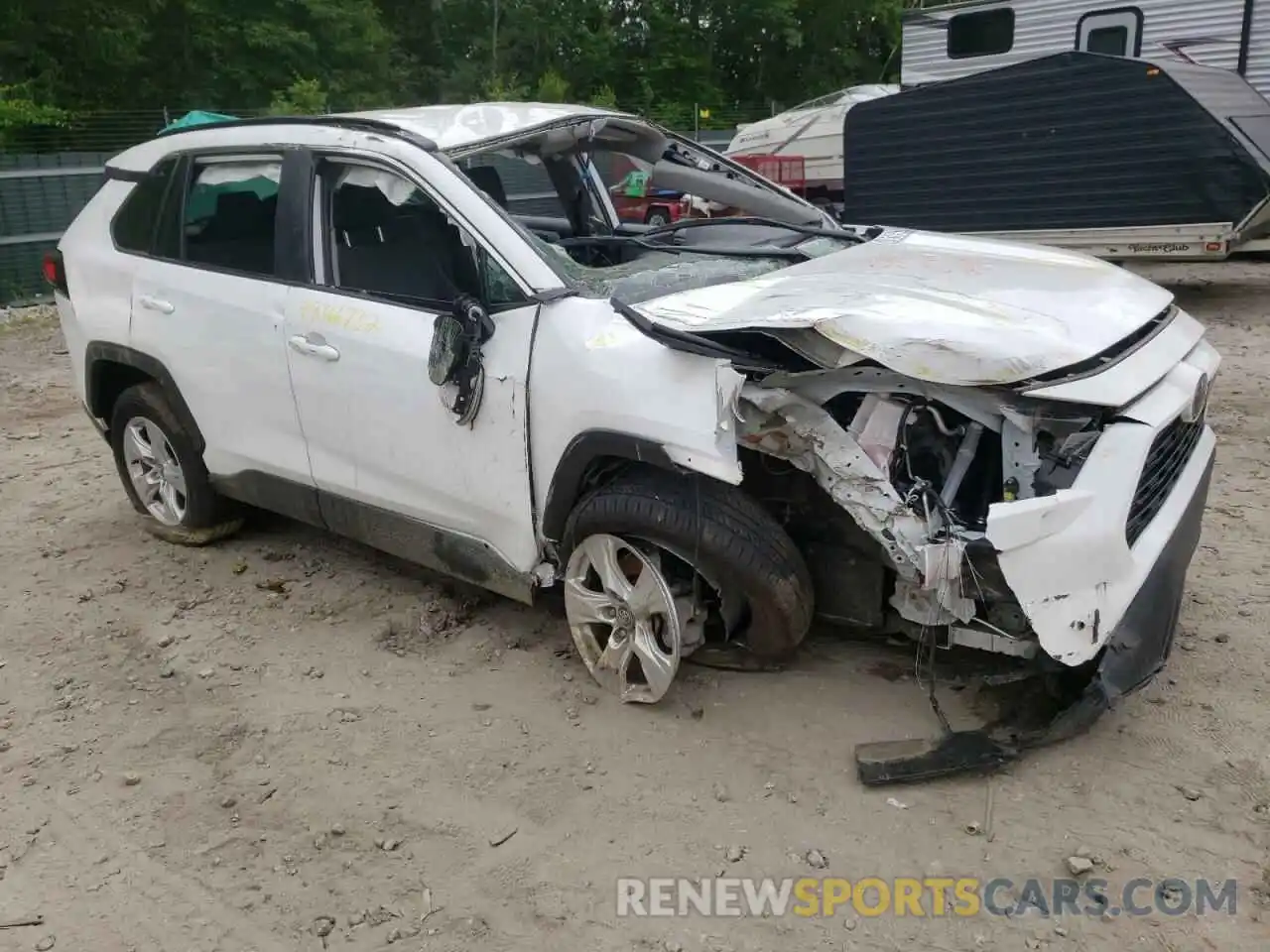 1 Photograph of a damaged car 2T3W1RFV8MC094548 TOYOTA RAV4 2021