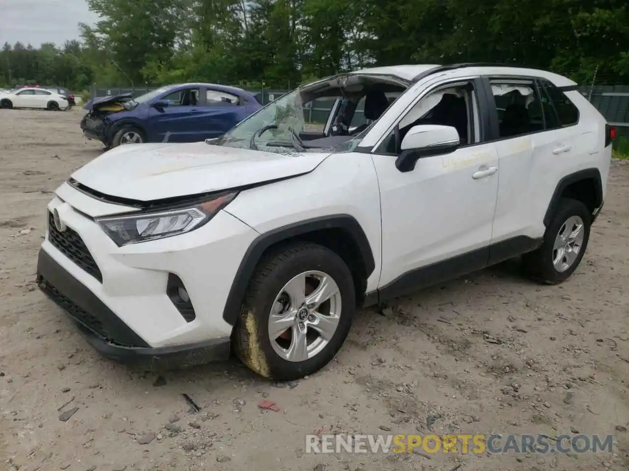 2 Photograph of a damaged car 2T3W1RFV8MC094548 TOYOTA RAV4 2021