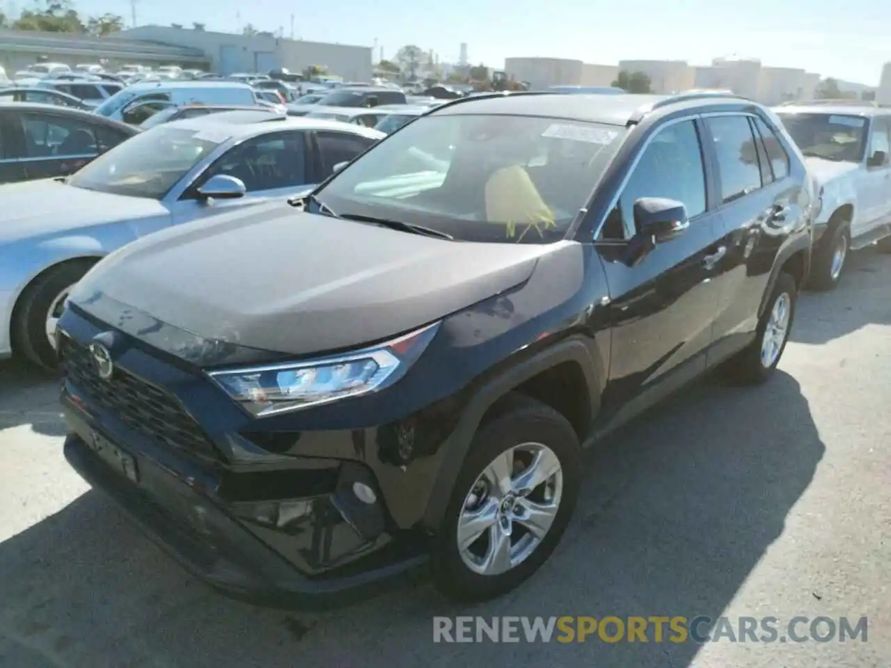 2 Photograph of a damaged car 2T3W1RFV8MC095165 TOYOTA RAV4 2021