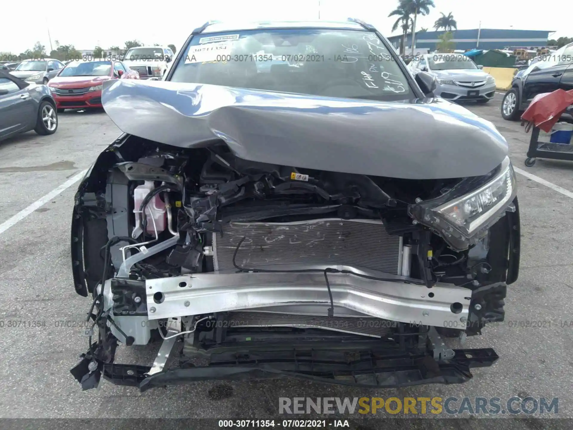 6 Photograph of a damaged car 2T3W1RFV8MC096736 TOYOTA RAV4 2021