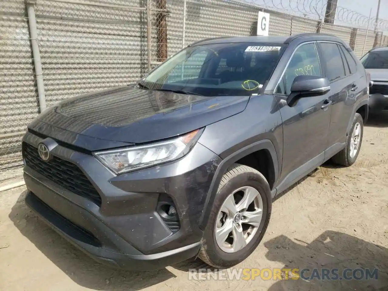 2 Photograph of a damaged car 2T3W1RFV8MC097594 TOYOTA RAV4 2021