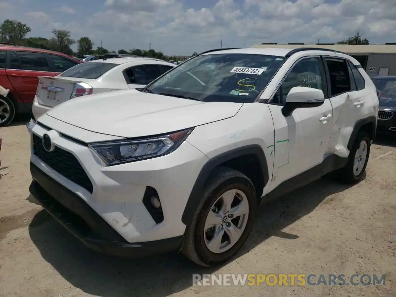 2 Photograph of a damaged car 2T3W1RFV8MC103717 TOYOTA RAV4 2021