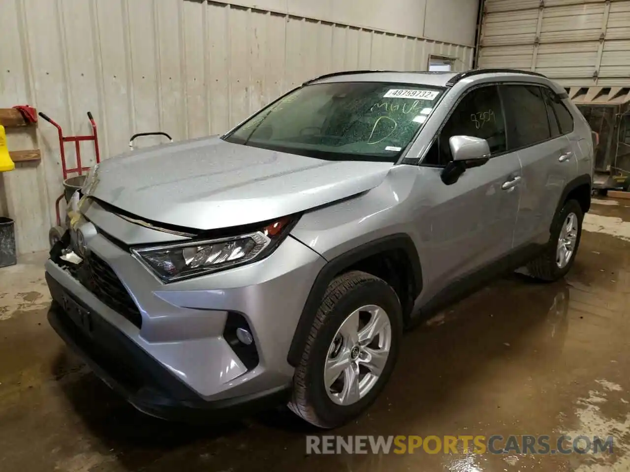 2 Photograph of a damaged car 2T3W1RFV8MC105869 TOYOTA RAV4 2021