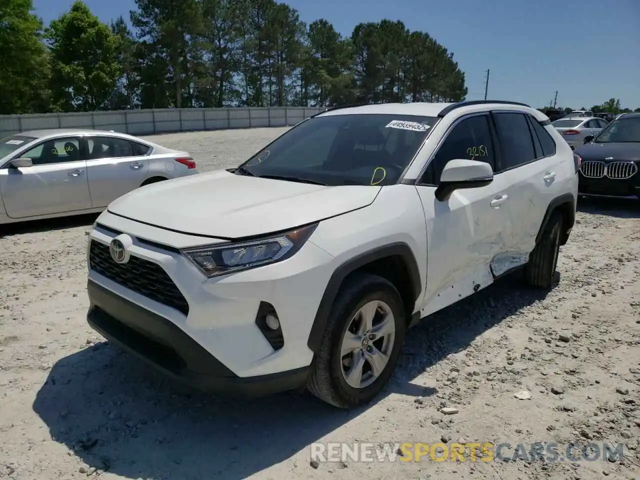 2 Photograph of a damaged car 2T3W1RFV8MC114054 TOYOTA RAV4 2021