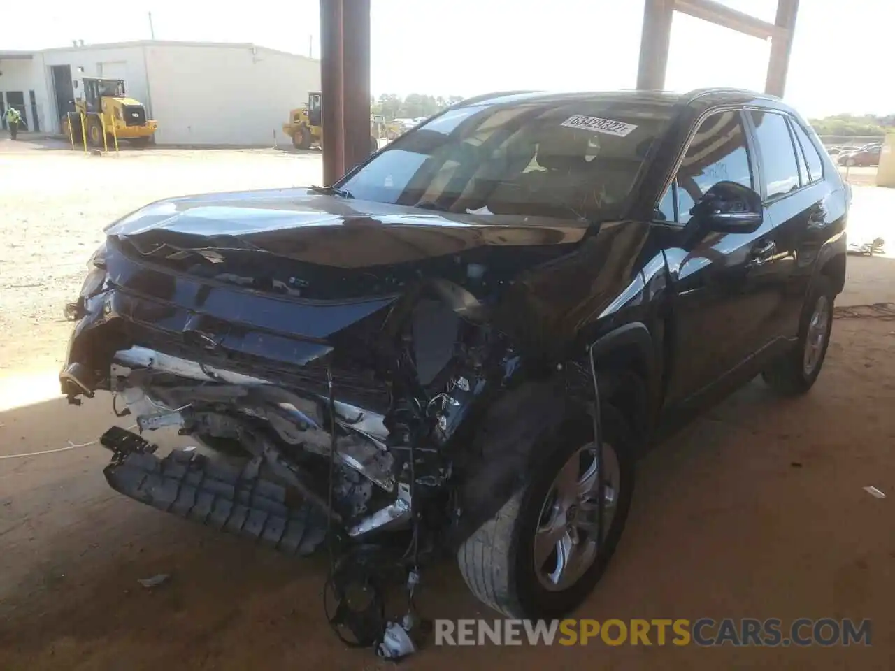 2 Photograph of a damaged car 2T3W1RFV8MC114491 TOYOTA RAV4 2021