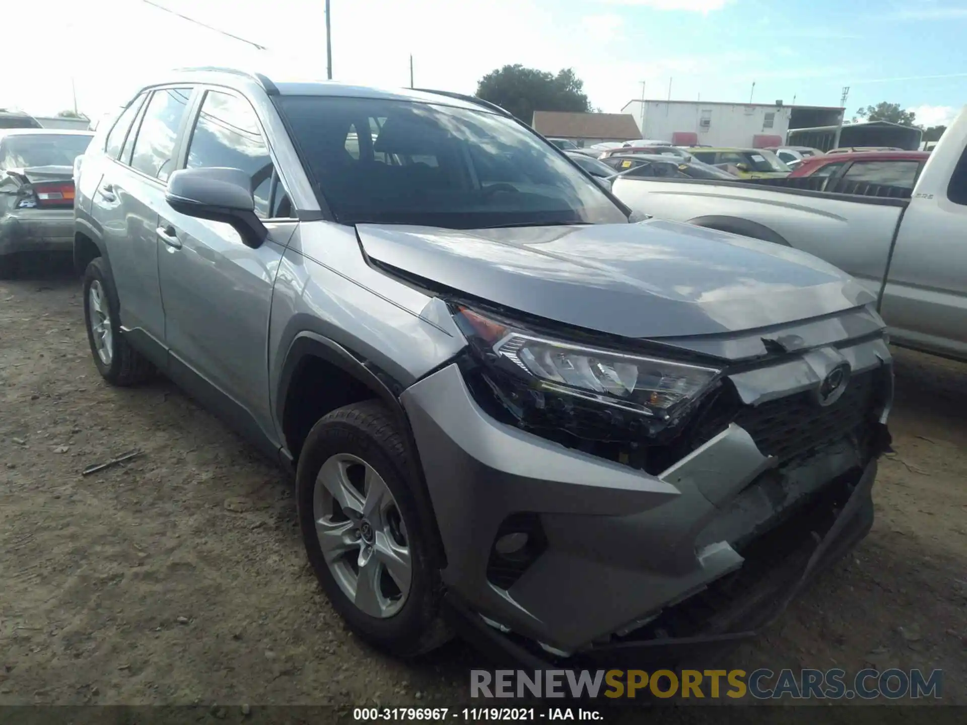 1 Photograph of a damaged car 2T3W1RFV8MC115043 TOYOTA RAV4 2021