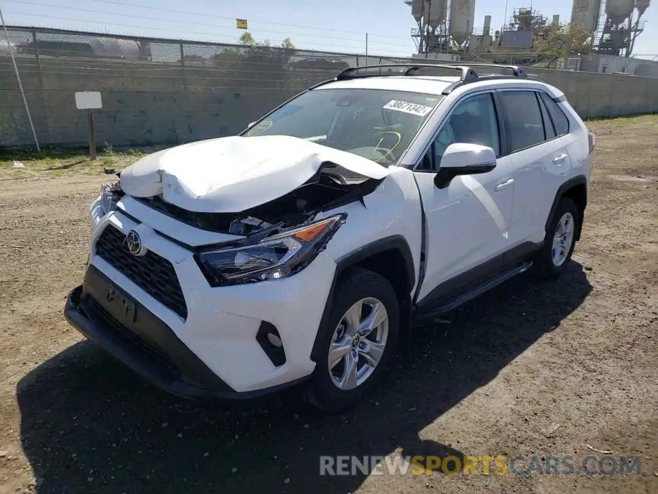 2 Photograph of a damaged car 2T3W1RFV8MC125054 TOYOTA RAV4 2021