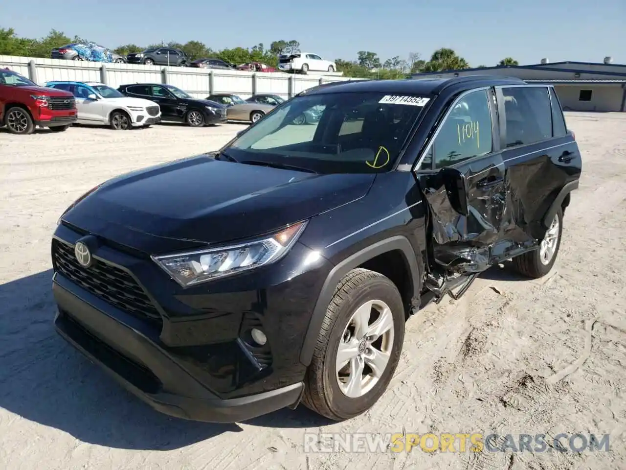 2 Photograph of a damaged car 2T3W1RFV8MC125653 TOYOTA RAV4 2021