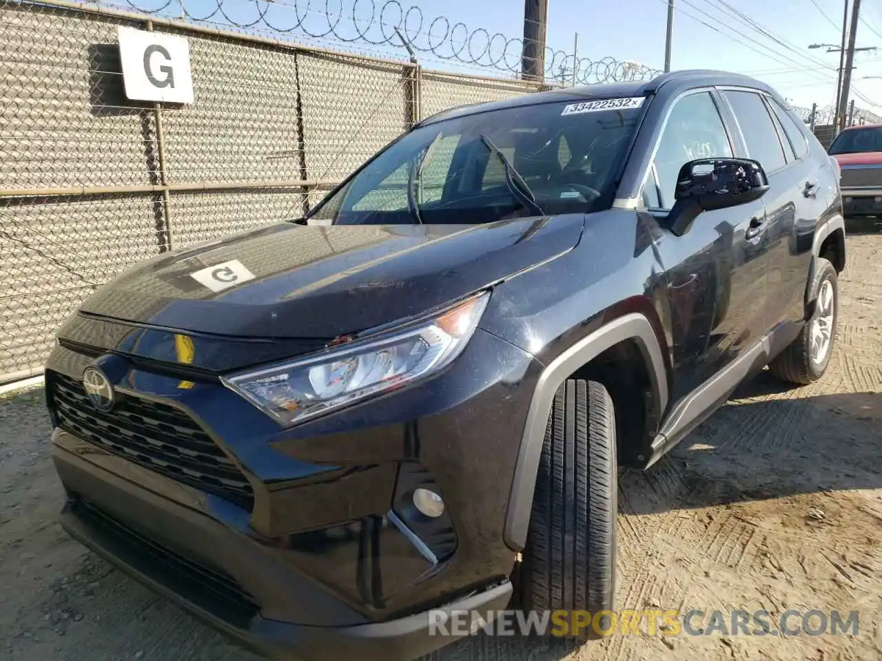 2 Photograph of a damaged car 2T3W1RFV8MC126544 TOYOTA RAV4 2021