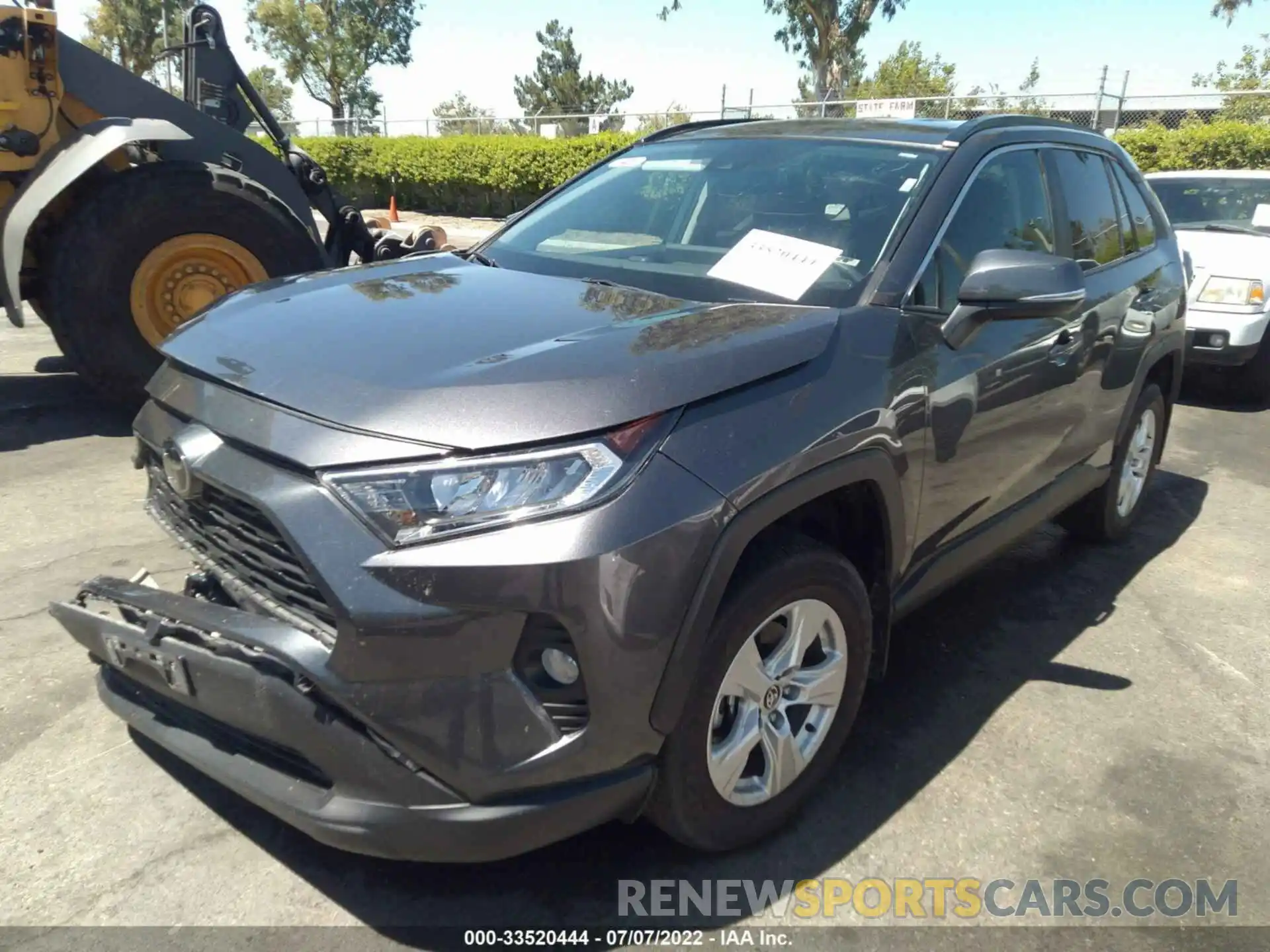 2 Photograph of a damaged car 2T3W1RFV8MC130223 TOYOTA RAV4 2021