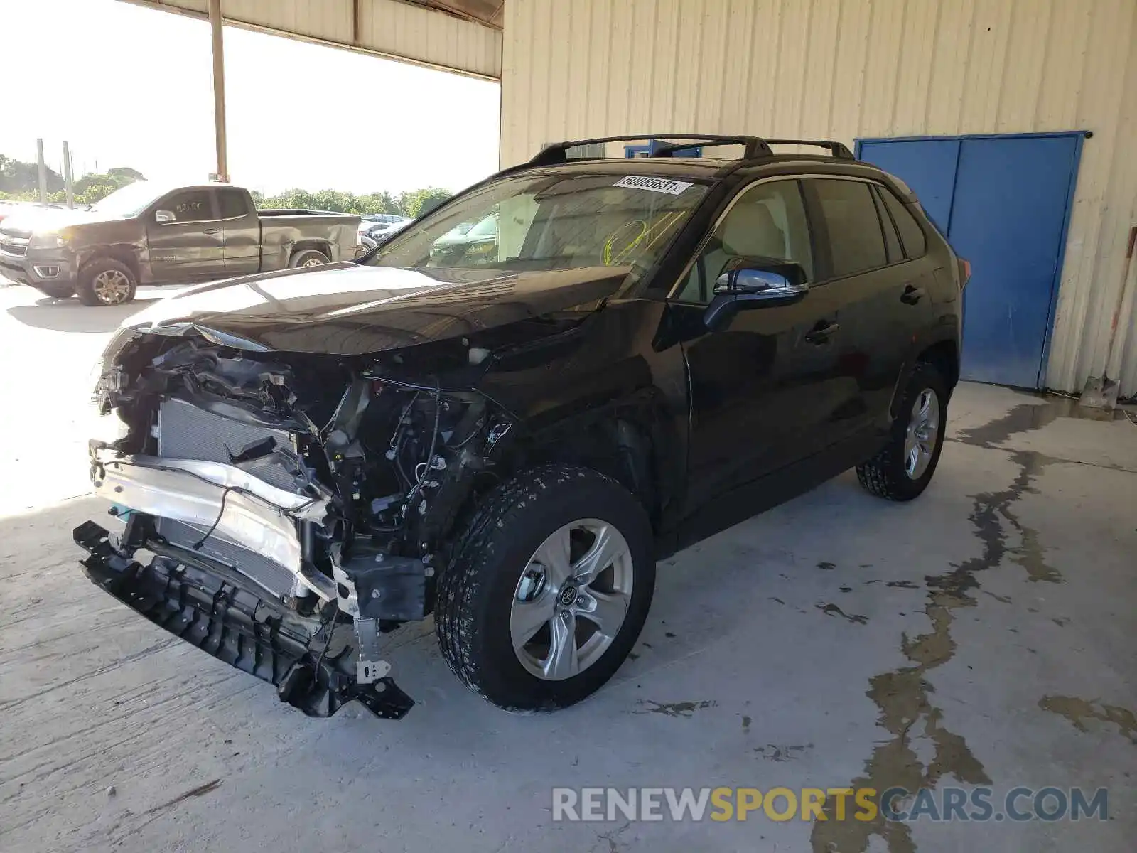 2 Photograph of a damaged car 2T3W1RFV8MC131694 TOYOTA RAV4 2021