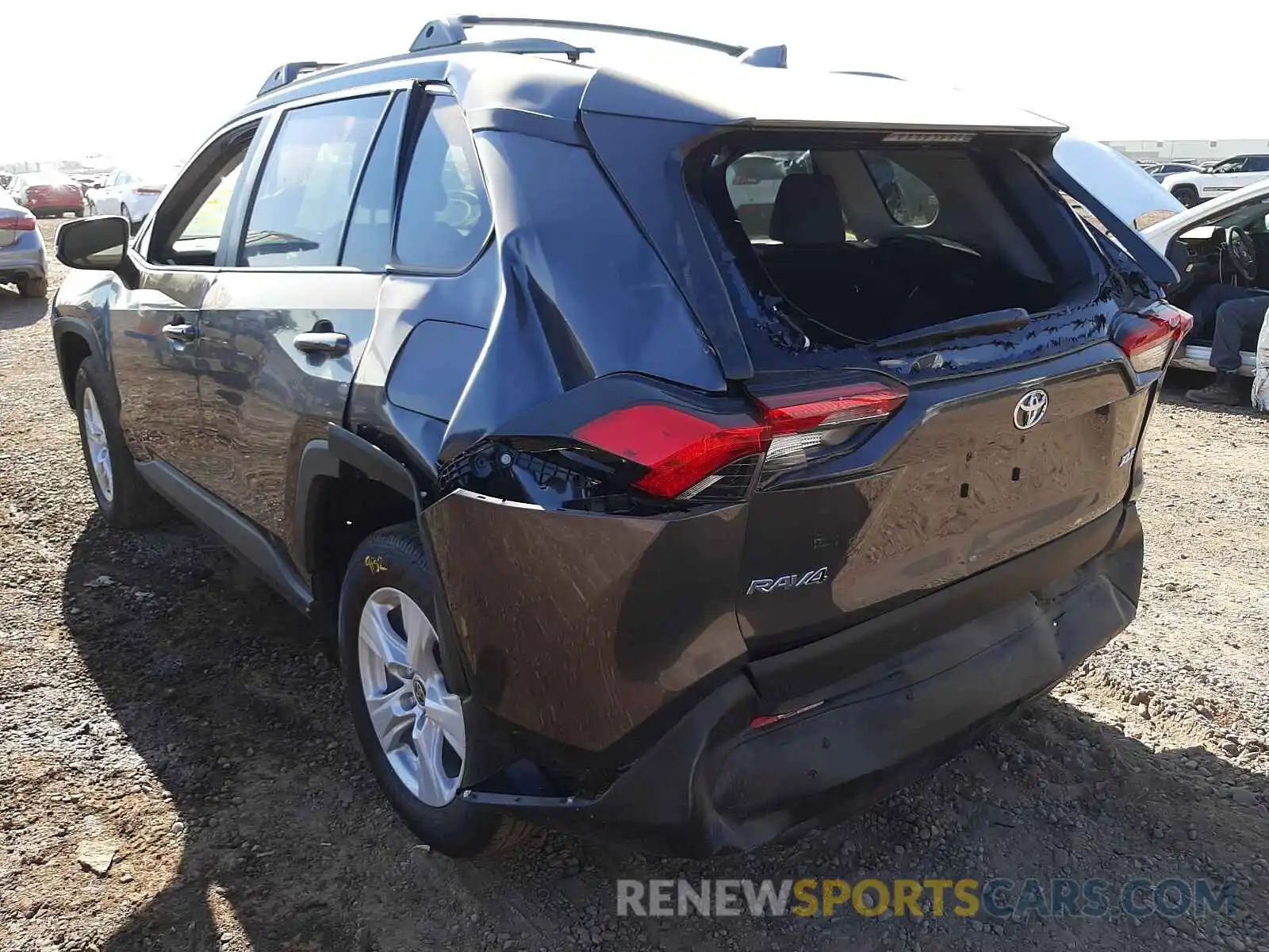 3 Photograph of a damaged car 2T3W1RFV8MC156532 TOYOTA RAV4 2021