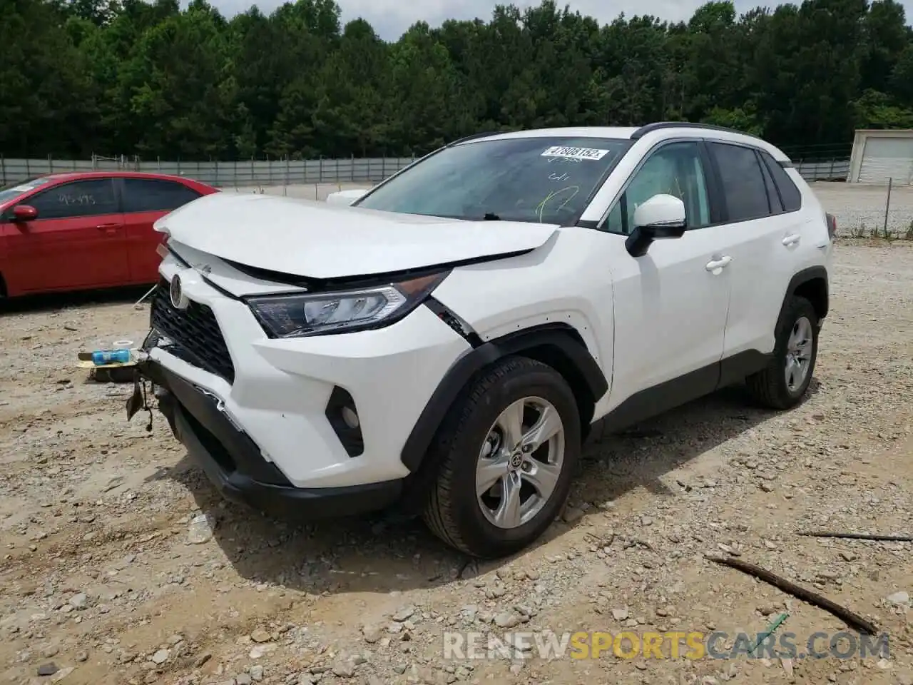 2 Photograph of a damaged car 2T3W1RFV8MC163013 TOYOTA RAV4 2021