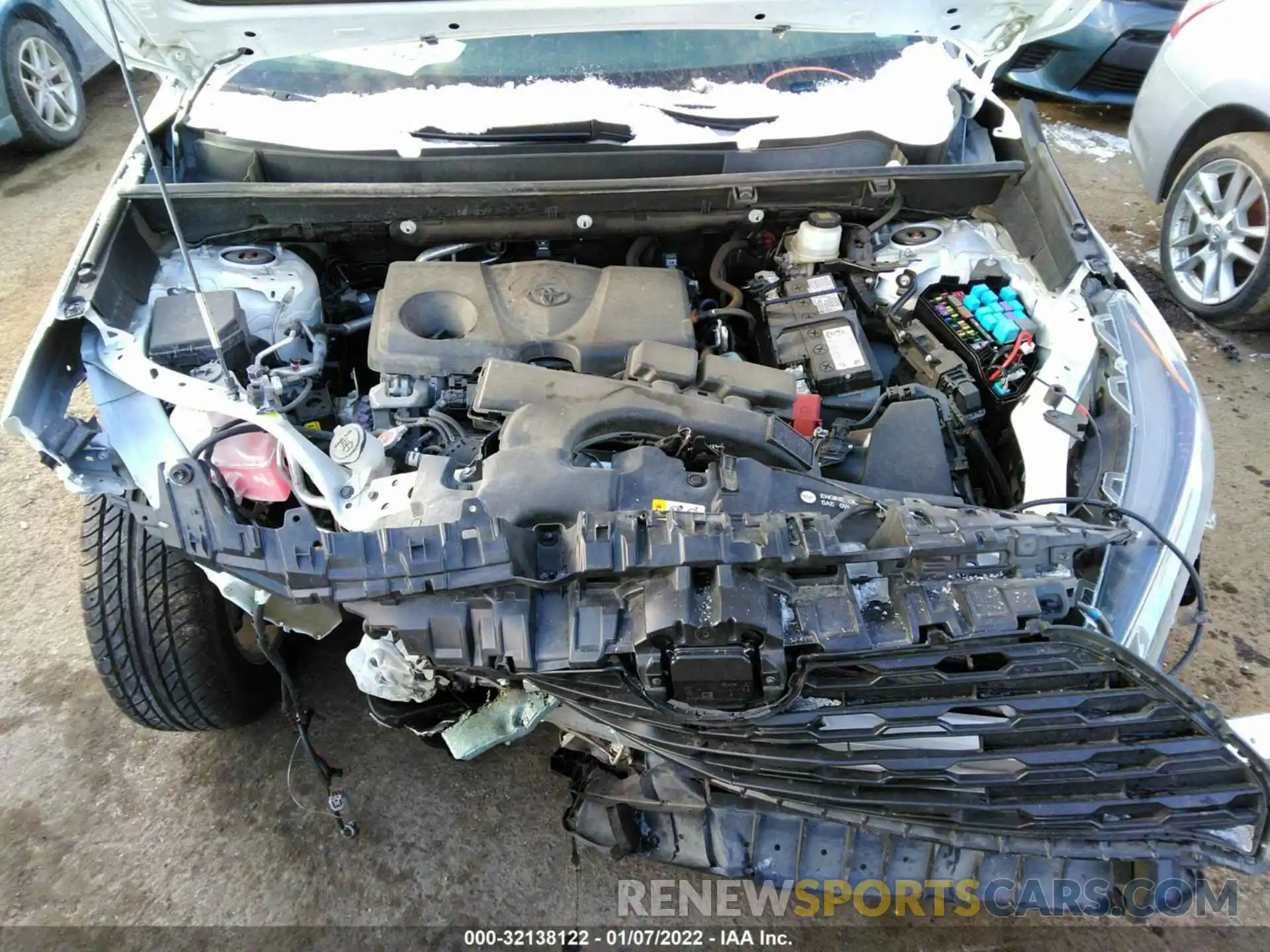 10 Фотография поврежденного автомобиля 2T3W1RFV8MW104140 TOYOTA RAV4 2021