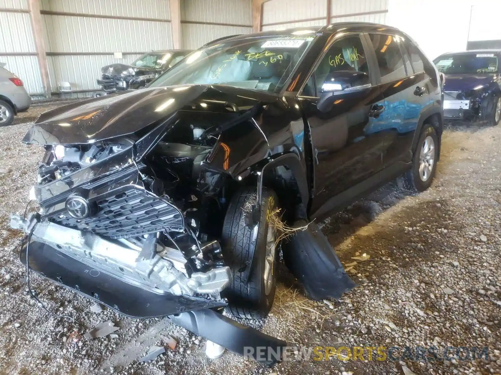 2 Photograph of a damaged car 2T3W1RFV8MW105983 TOYOTA RAV4 2021