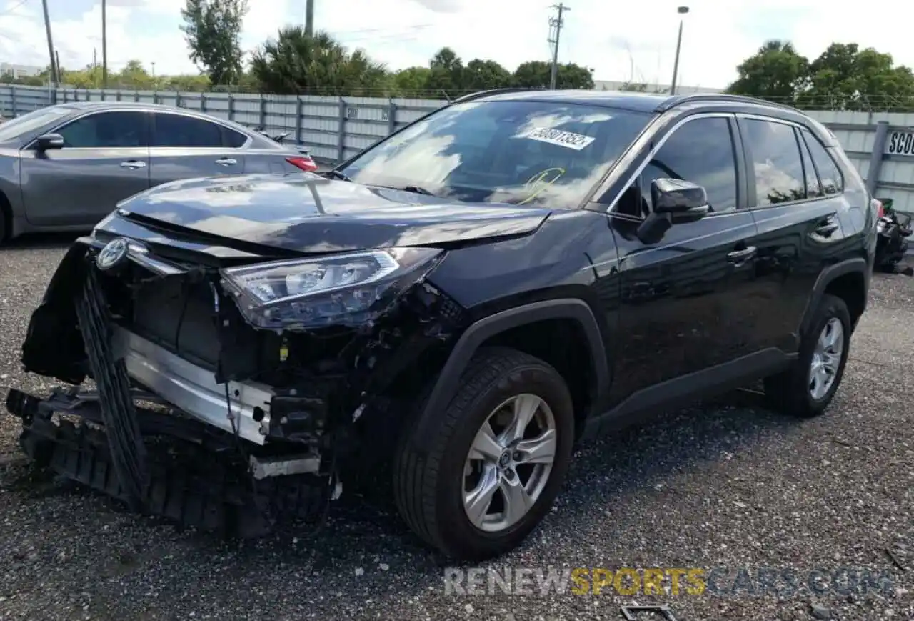 2 Photograph of a damaged car 2T3W1RFV8MW107748 TOYOTA RAV4 2021