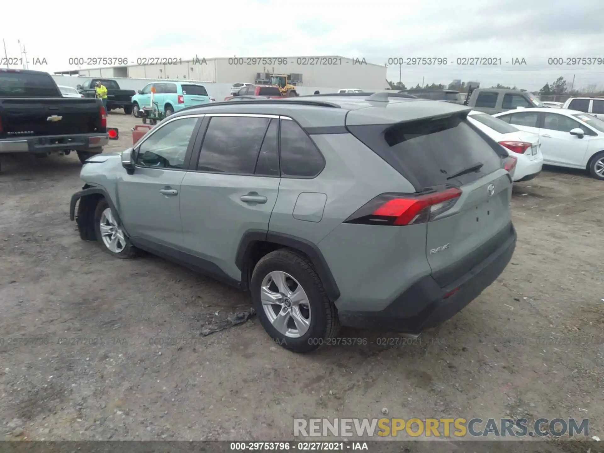 3 Photograph of a damaged car 2T3W1RFV8MW118295 TOYOTA RAV4 2021