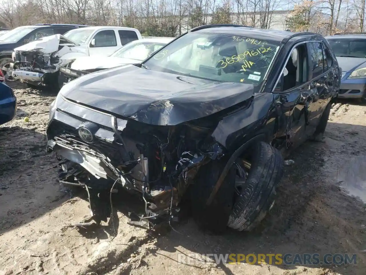 2 Photograph of a damaged car 2T3W1RFV8MW118796 TOYOTA RAV4 2021