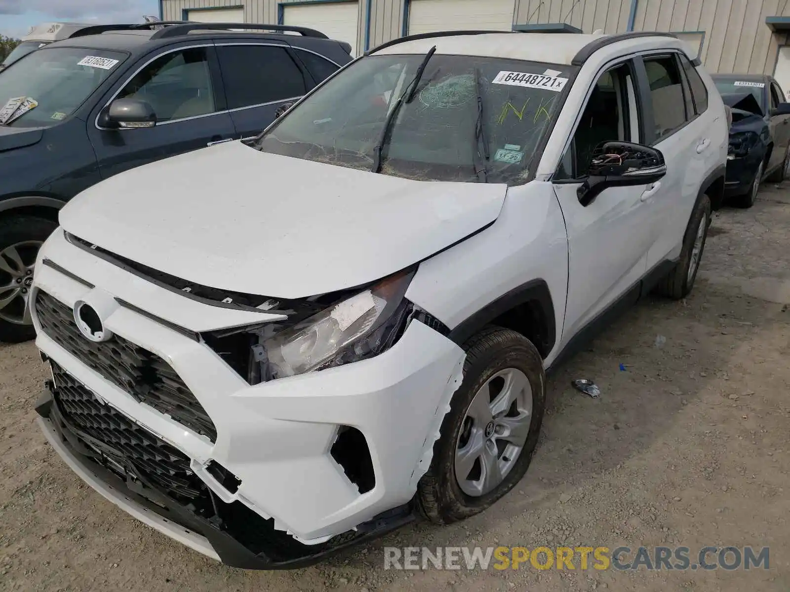 2 Photograph of a damaged car 2T3W1RFV8MW120452 TOYOTA RAV4 2021