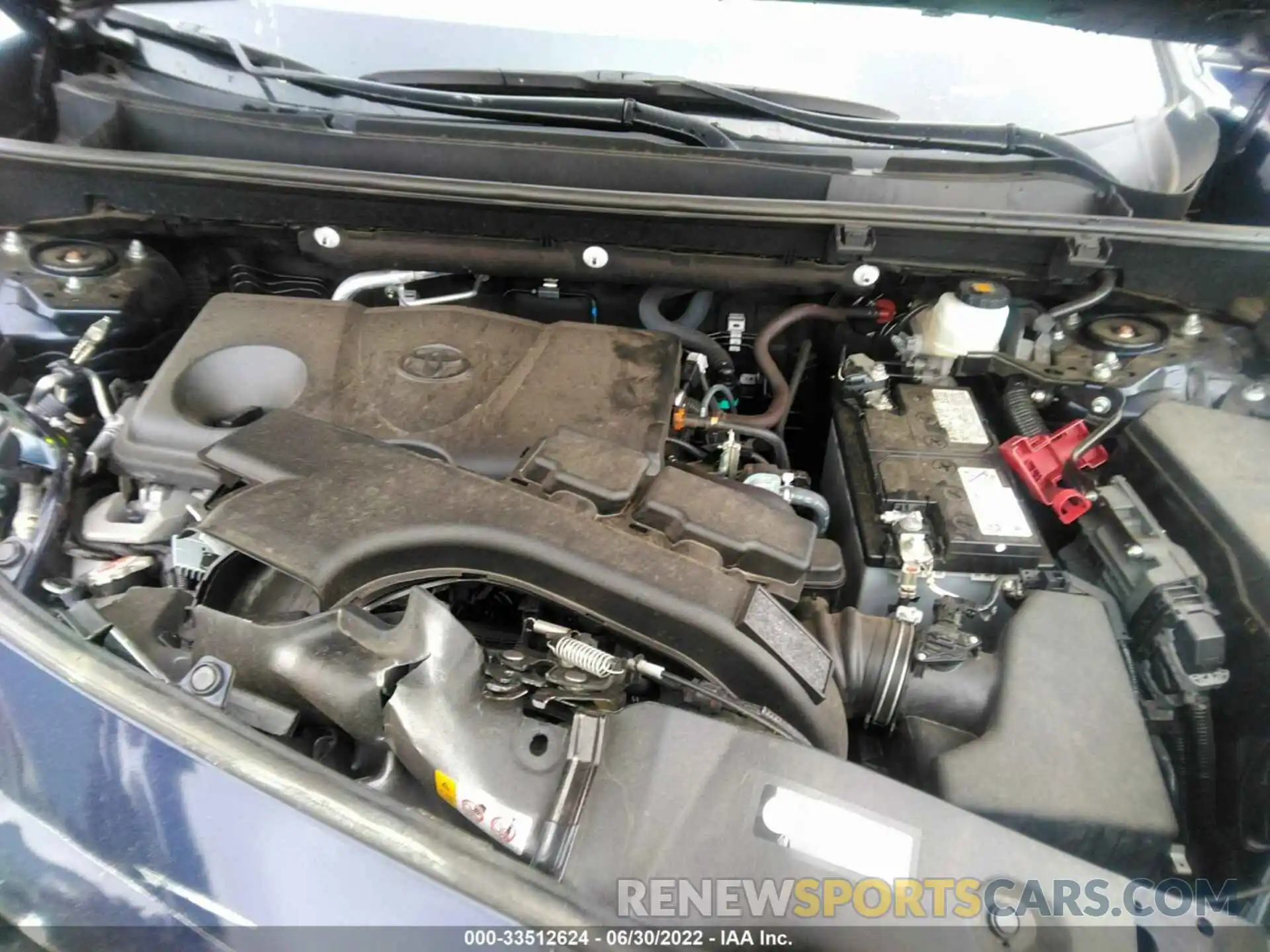 10 Фотография поврежденного автомобиля 2T3W1RFV8MW121181 TOYOTA RAV4 2021