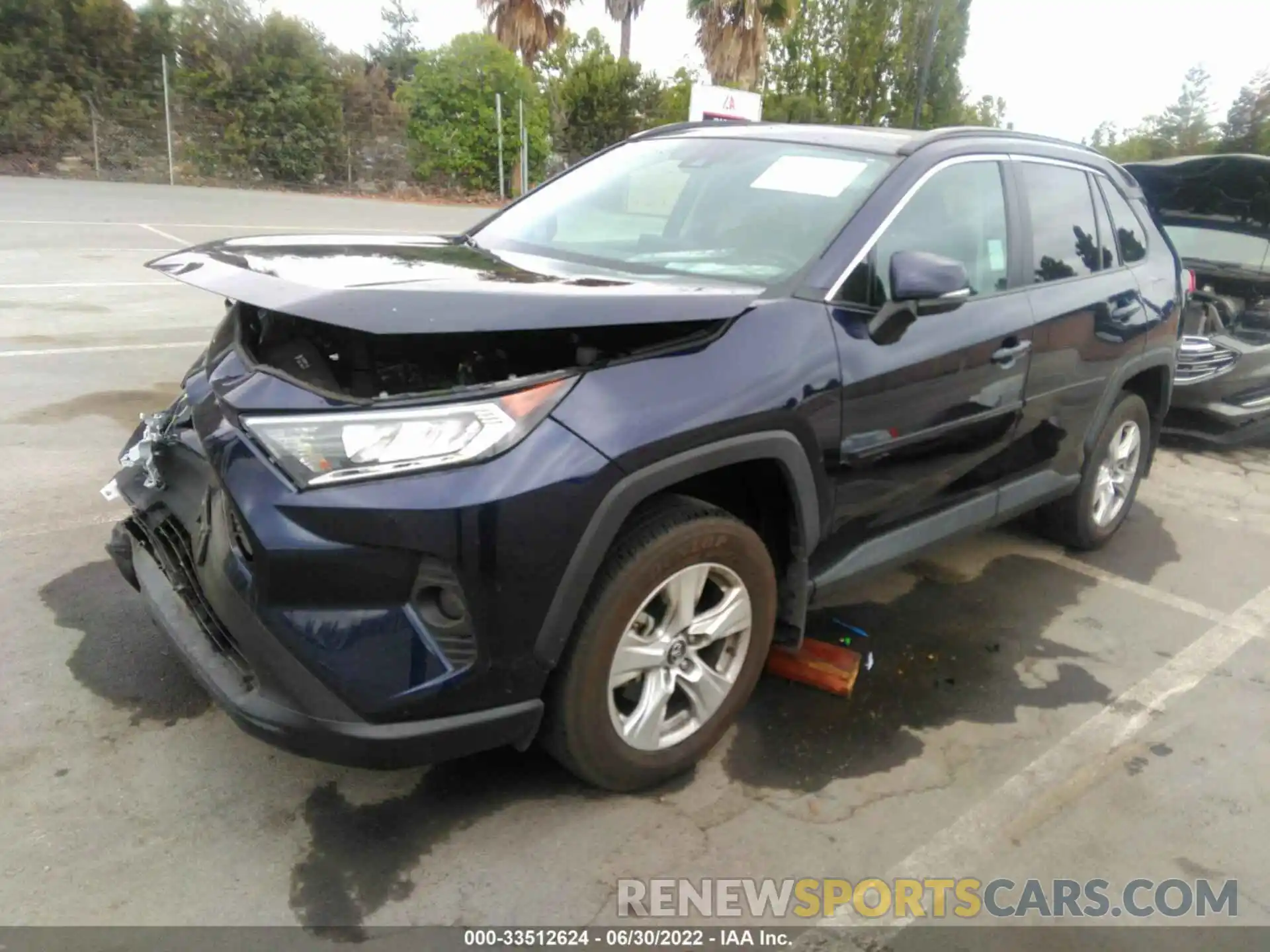 2 Photograph of a damaged car 2T3W1RFV8MW121181 TOYOTA RAV4 2021