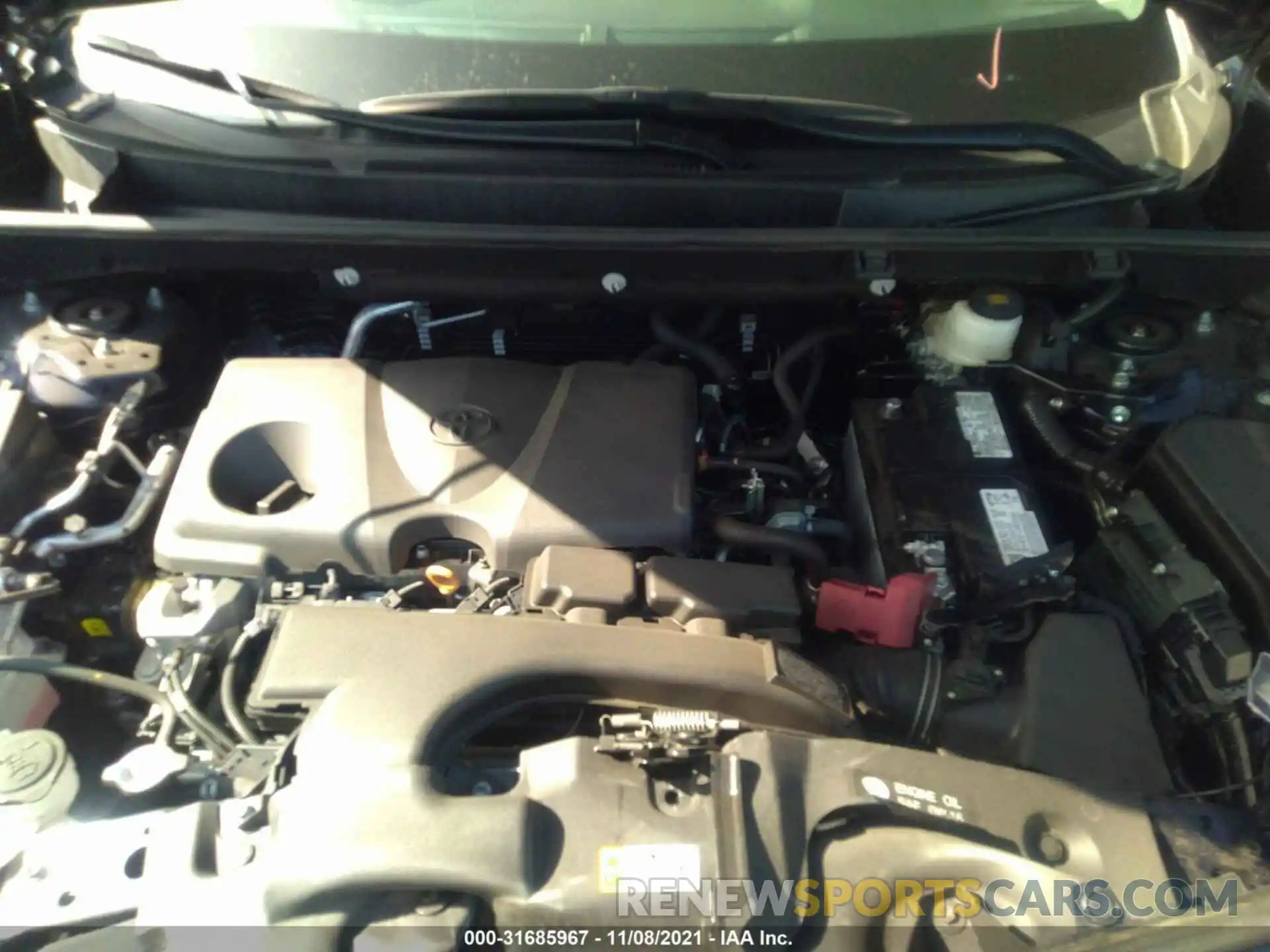 10 Фотография поврежденного автомобиля 2T3W1RFV8MW122458 TOYOTA RAV4 2021