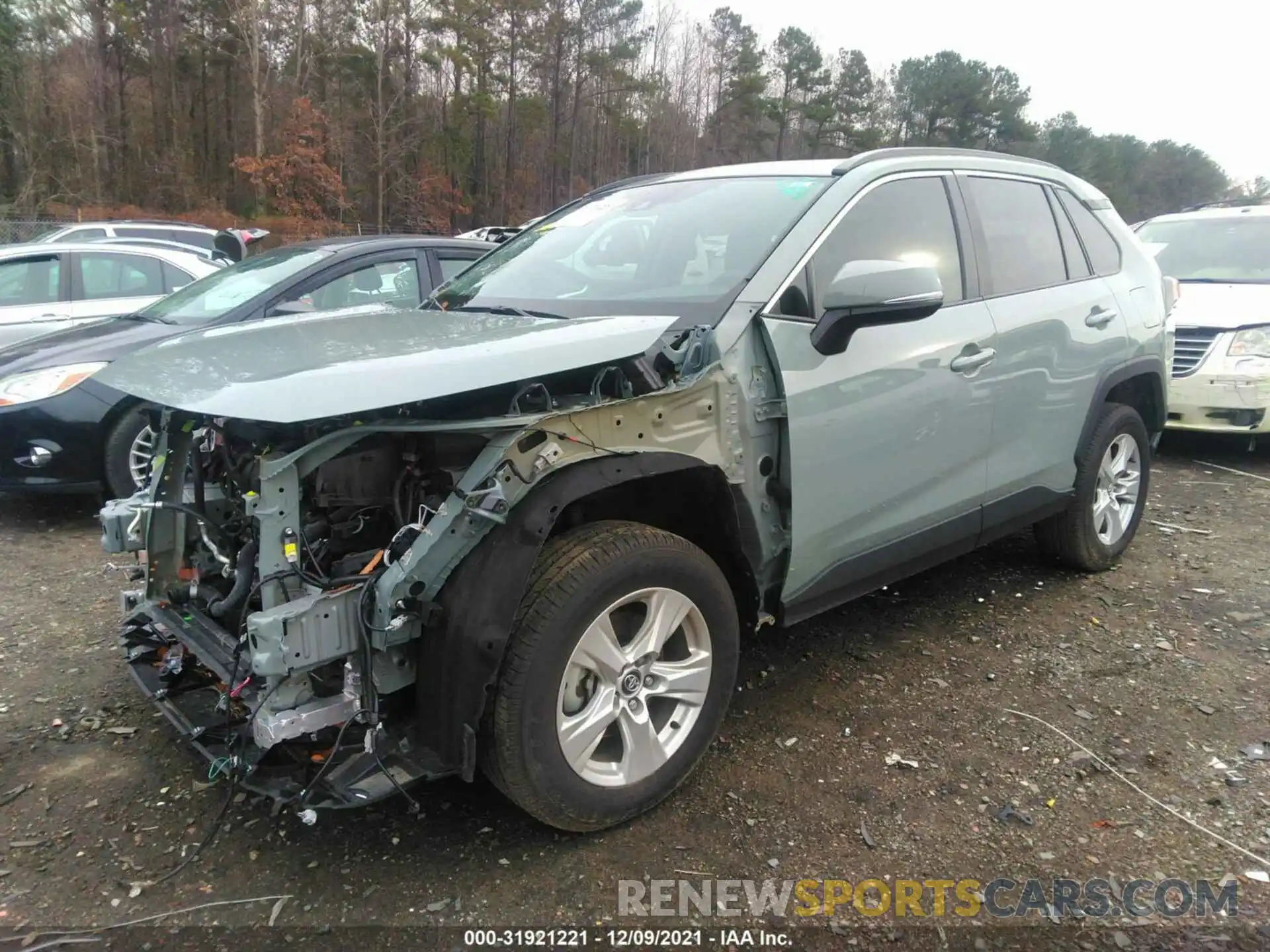 2 Photograph of a damaged car 2T3W1RFV8MW124596 TOYOTA RAV4 2021