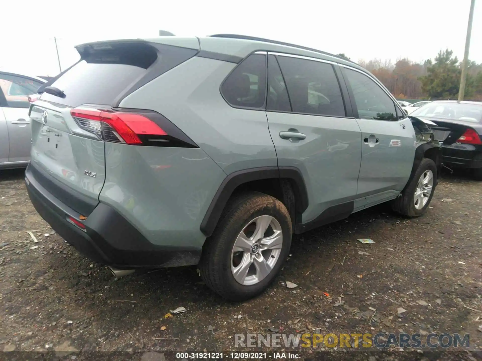 4 Фотография поврежденного автомобиля 2T3W1RFV8MW124596 TOYOTA RAV4 2021