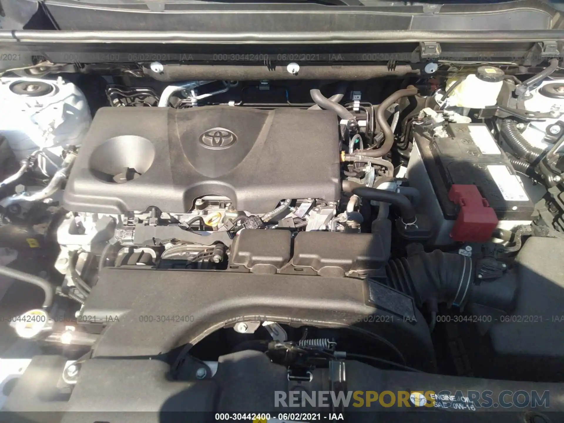 10 Фотография поврежденного автомобиля 2T3W1RFV8MW127756 TOYOTA RAV4 2021