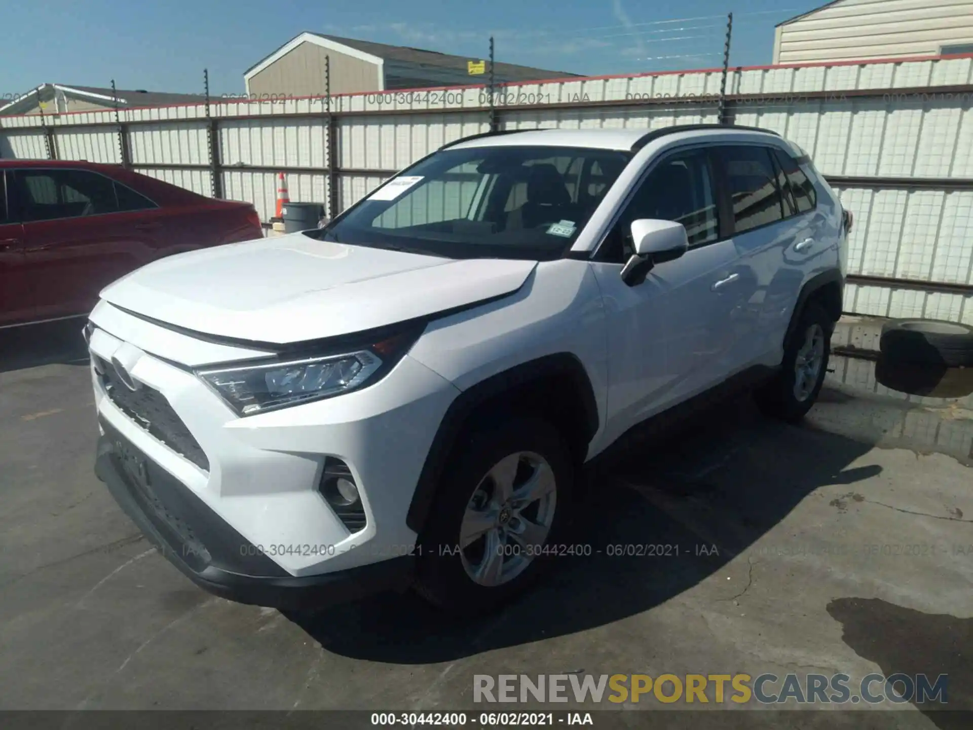 2 Photograph of a damaged car 2T3W1RFV8MW127756 TOYOTA RAV4 2021