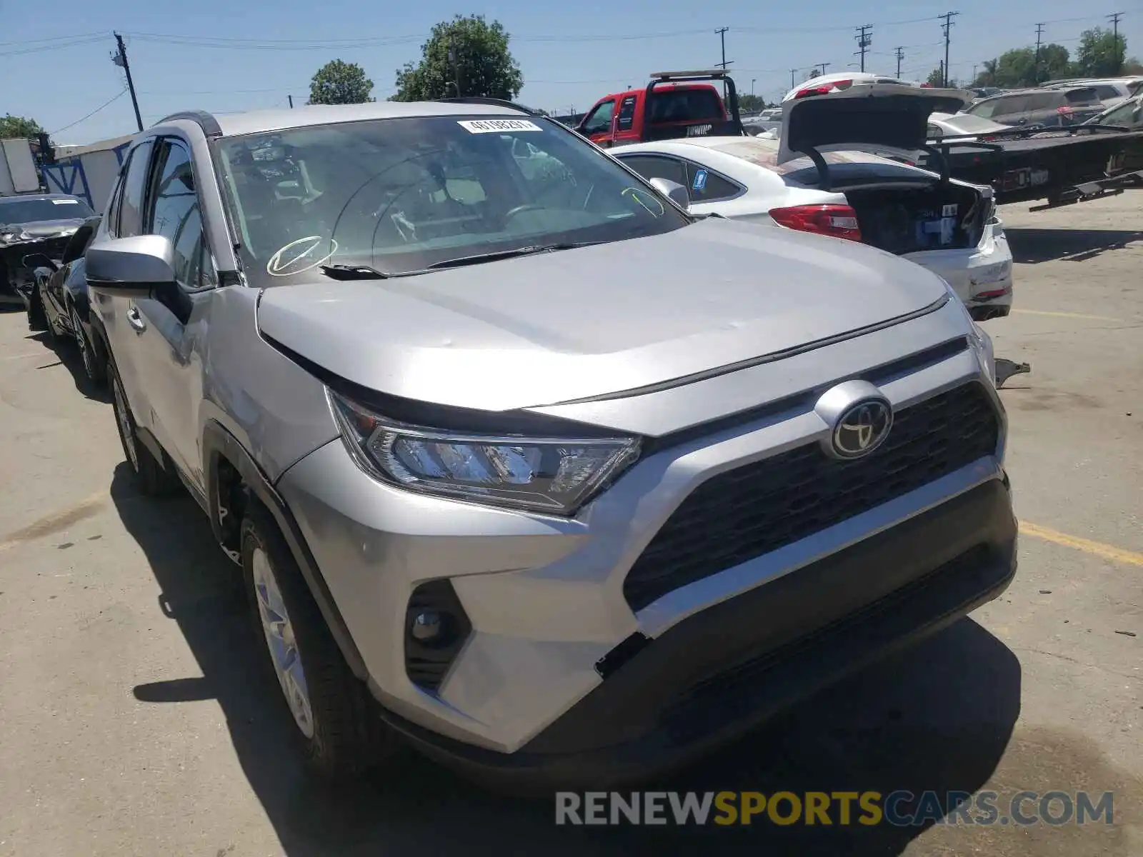 1 Photograph of a damaged car 2T3W1RFV8MW127787 TOYOTA RAV4 2021