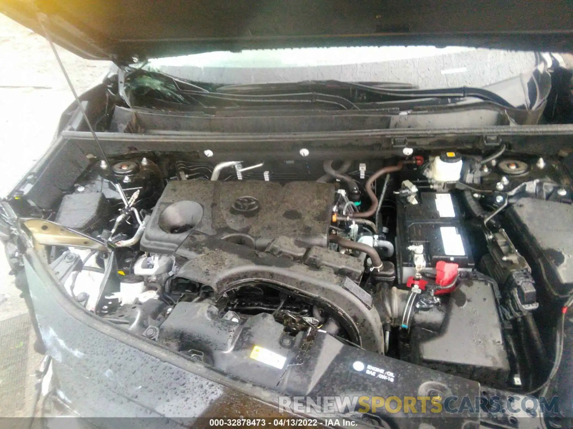 10 Фотография поврежденного автомобиля 2T3W1RFV8MW128423 TOYOTA RAV4 2021