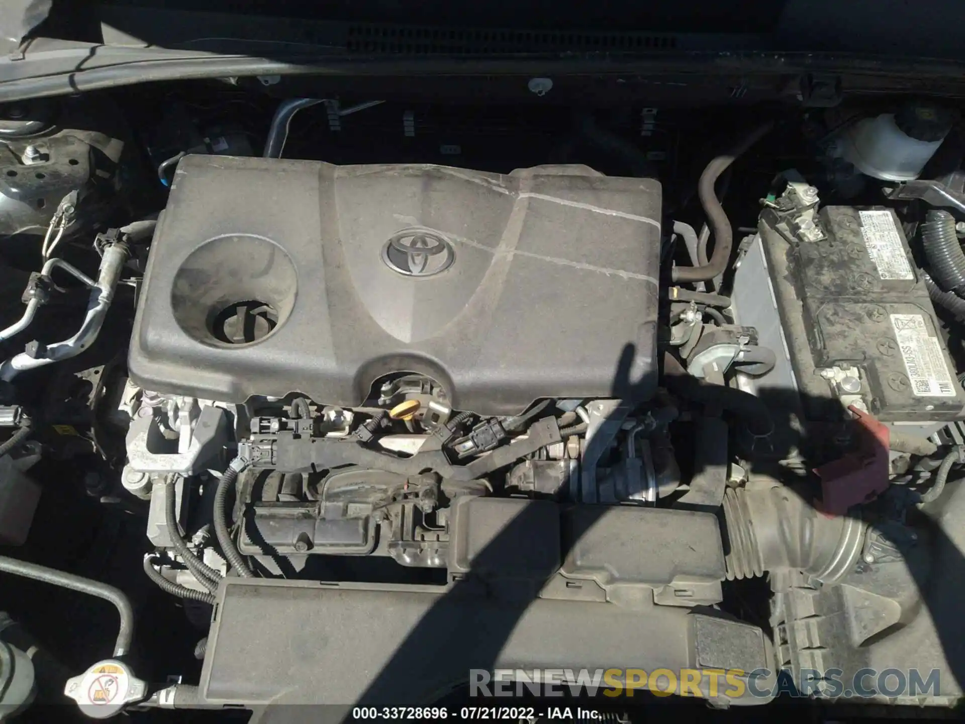 10 Фотография поврежденного автомобиля 2T3W1RFV8MW133055 TOYOTA RAV4 2021